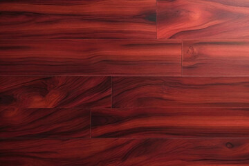Red Mahogany Style Laminate Parquet wood wall wooden plank board texture background with grains and structures
