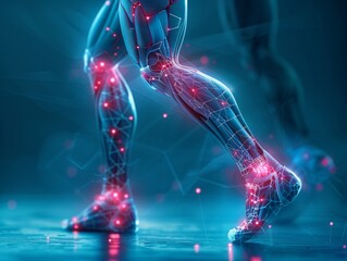 Digital Image of Persons Legs