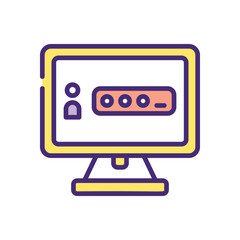 Password Monetization  icon design