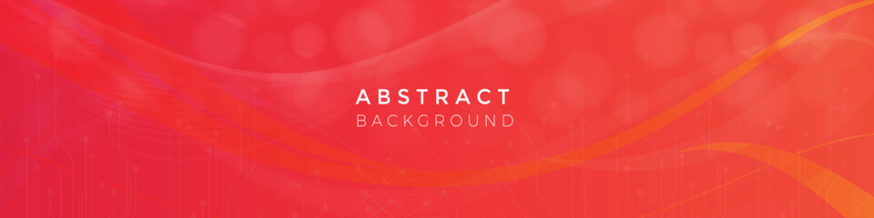 abstract shape social media cover with Gradient Linkedin banner template design