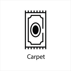 Carpet vector icon