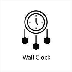Wall Clock vector icon