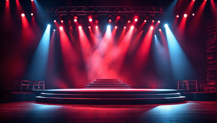 Event stage light background with spotlight