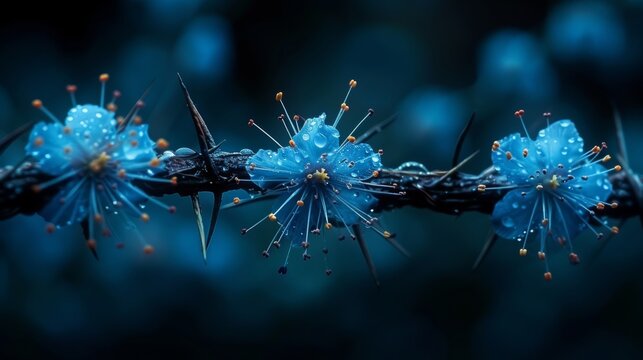 Selective Focus: Crown of Thorns Starfish Amongst Coral Reef Generative AI