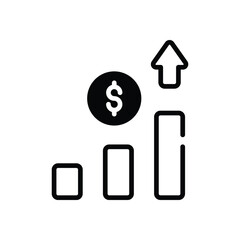 Profit Monetization  icon design