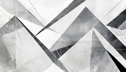 abstract white background with texture in modern geometric design with triangle shapes and angled lines layered in graphic art pattern contemporary creative composition