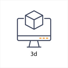 3d  vector icon