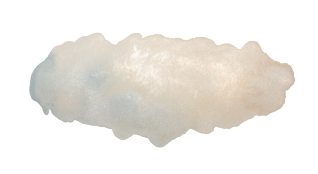 PNG Beige nacre Gold glitter metallic ink watercolor smear brushstroke stain blot on transparent background. - Powered by Adobe