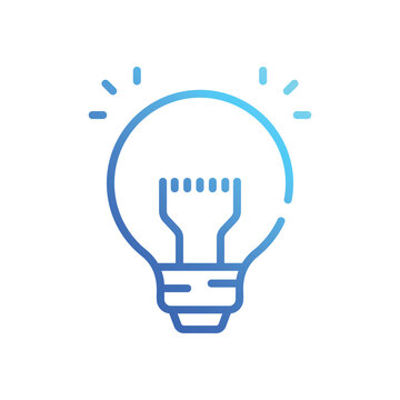 Lightbulb icon design vector illustration