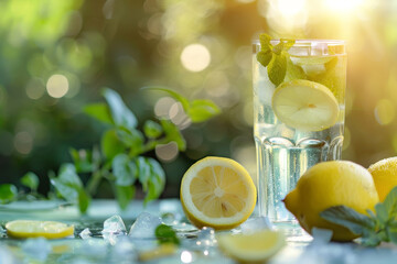 Refreshing Lemon Mint Water