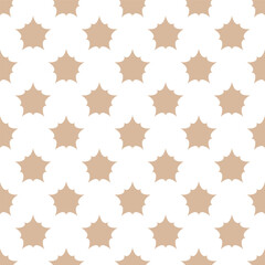 Stars seamless pattern. Ornament can be used for gift wrapping paper, pattern fills, web page background, surface textures and fabrics.