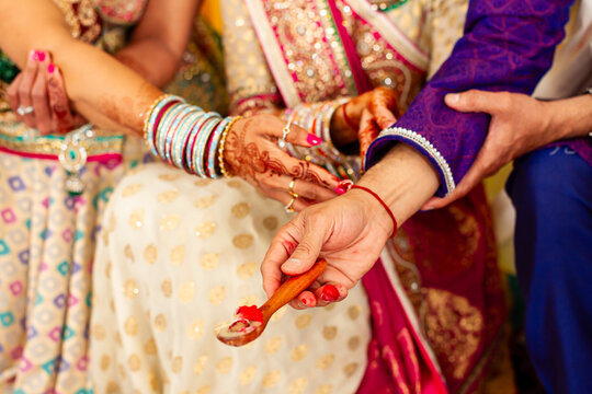 Traditional Haldi ceremony for Indian wedding
