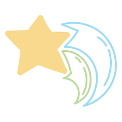 Stars Doodle Handdrawn