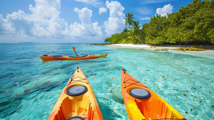 Kayaking in Tropical Paradise