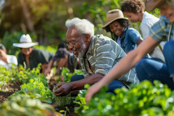 Multigenerational Community Gardening