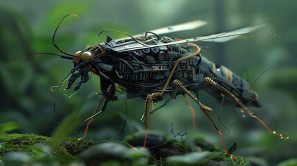 Robotic insect with wings