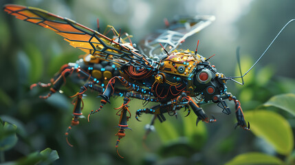 Cybernetic Insect Hybrid