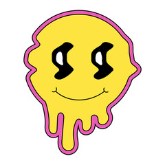 Psychedelic Retro Sticker