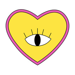 Psychedelic Retro Sticker