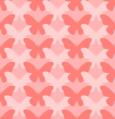 Butterflies Seamless Pattern