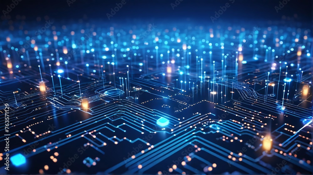 Poster future technology digital data network connection, digital cloud computing cyber security, abstract 