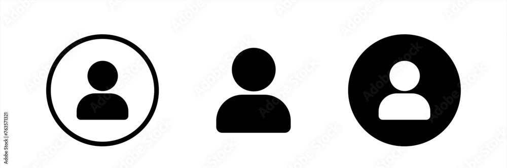 Poster User profile login or access authentication icon vector illustration image. Vector 10 eps.