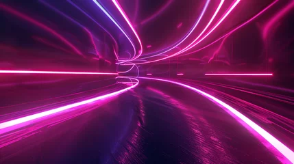 Foto op Plexiglas render of flash neon and light glowing © Ruba