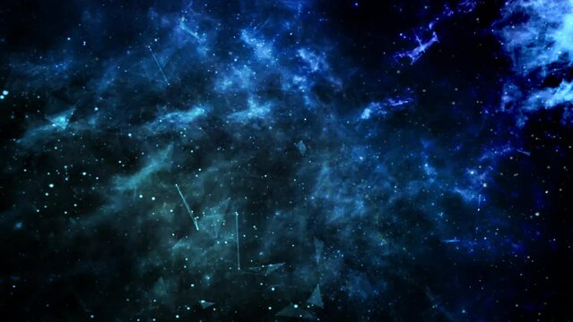colorful galaxy nebula particles space background