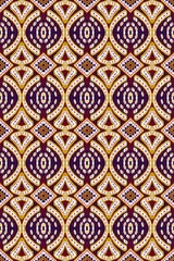 ikat pattern aztec native traditional motif design for fabric carpet print textile