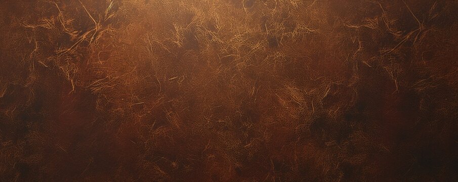 Textured leather background in warm brown tones