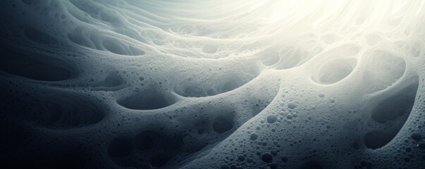 Close-up of white soap foam texture - obrazy, fototapety, plakaty