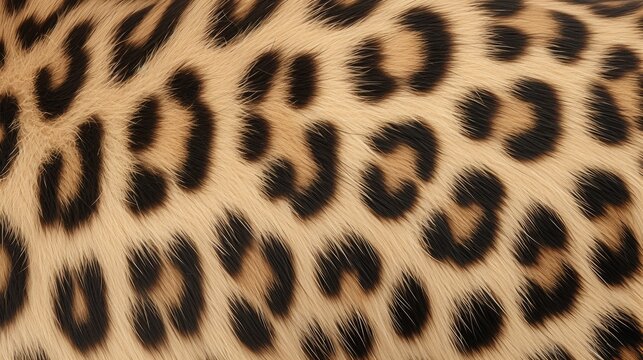 High-resolution image capturing the detailed fur pattern of a leopard
