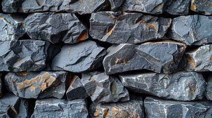 Textured slate rock wall background