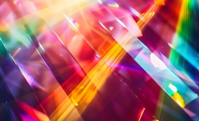 Vibrant Abstract Light Reflections
