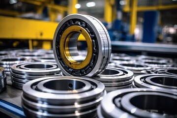 The Journey of an Oil Seal: From Manufacturing Line to Mechanical Device Installation - obrazy, fototapety, plakaty