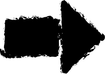 Arrows paint brush. Object for design use