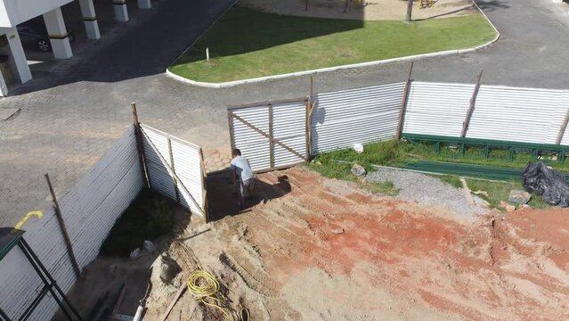 Obra Constru&ccedil;&atilde;o Centro Esportes Drone Condominio Residencial Gin&aacute;sio Quadras Campo Academia Campo Futebol Estrutura Arquibancadas Pedreiros Ilumina&ccedil;&atilde;o Acessibilidade Aparatos Seguran&ccedil;a Recrea&ccedil;&atilde;o