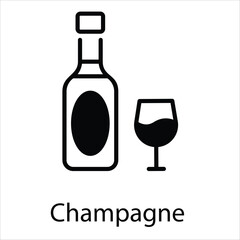 Champagne icon