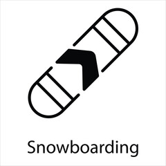 Snowboarding icon