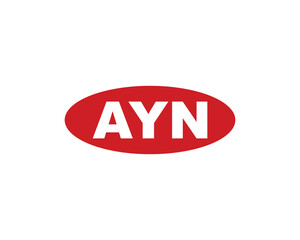 AYN Logo design vector template