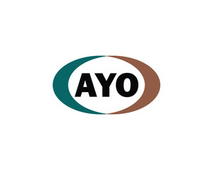 AYO Logo design vector template