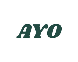 AYO Logo design vector template