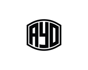 AYO Logo design vector template