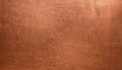Abstract brushed copper surface metallic texture. Retro background for creating text or design