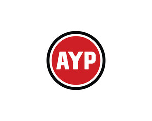 AYP logo design vector template