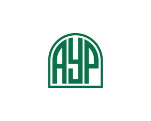 AYP logo design vector template