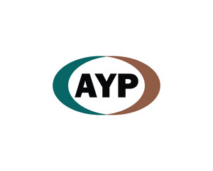 AYP logo design vector template