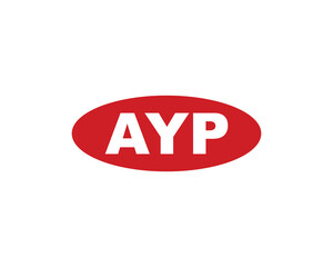 AYP logo design vector template