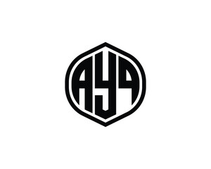 AYQ logo design vector template