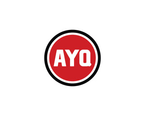 AYQ logo design vector template